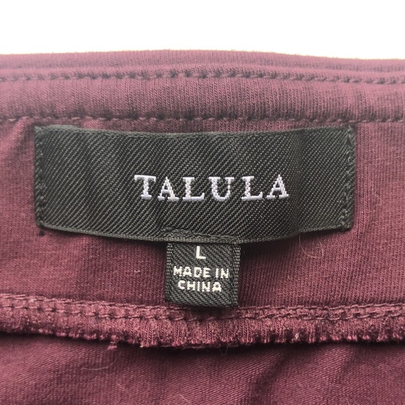 Aritzia Talula deep purple stretchy, snug, mini skirt - Picture 4 of 4